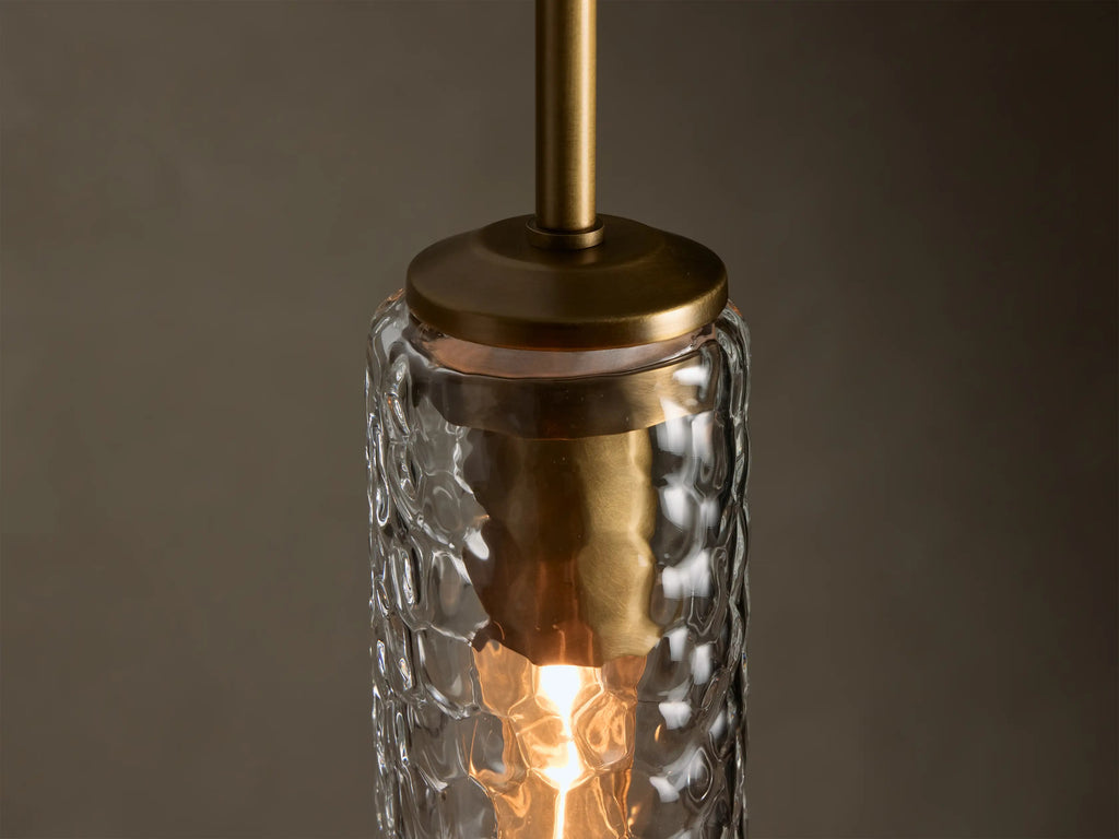 Colgante de cristal martillado Colleena