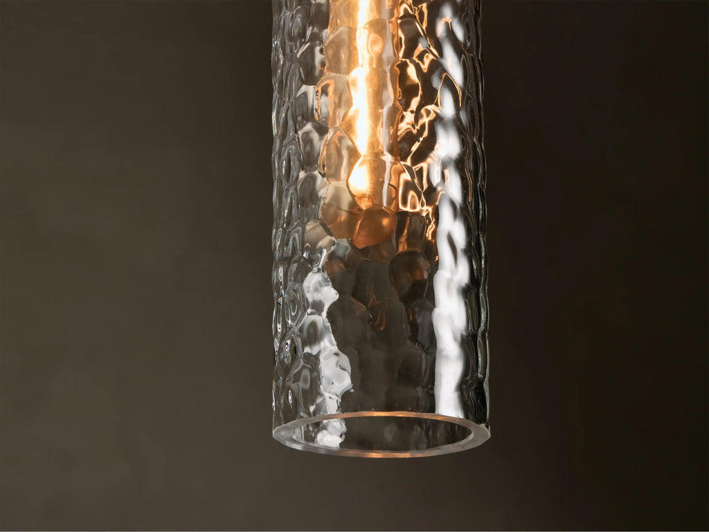 Colgante de cristal martillado Colleena