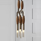 Horsehair Solid Brass Pendant  60''H