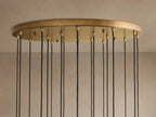 Colleena Fluted Glass Round Chandelier