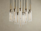 Colleena Fluted Glass Round Chandelier