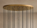 Colleena Fluted Glass Round Chandelier