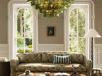 Ghiaccio Round Murano Glass Chandelier 36" 48" 60"