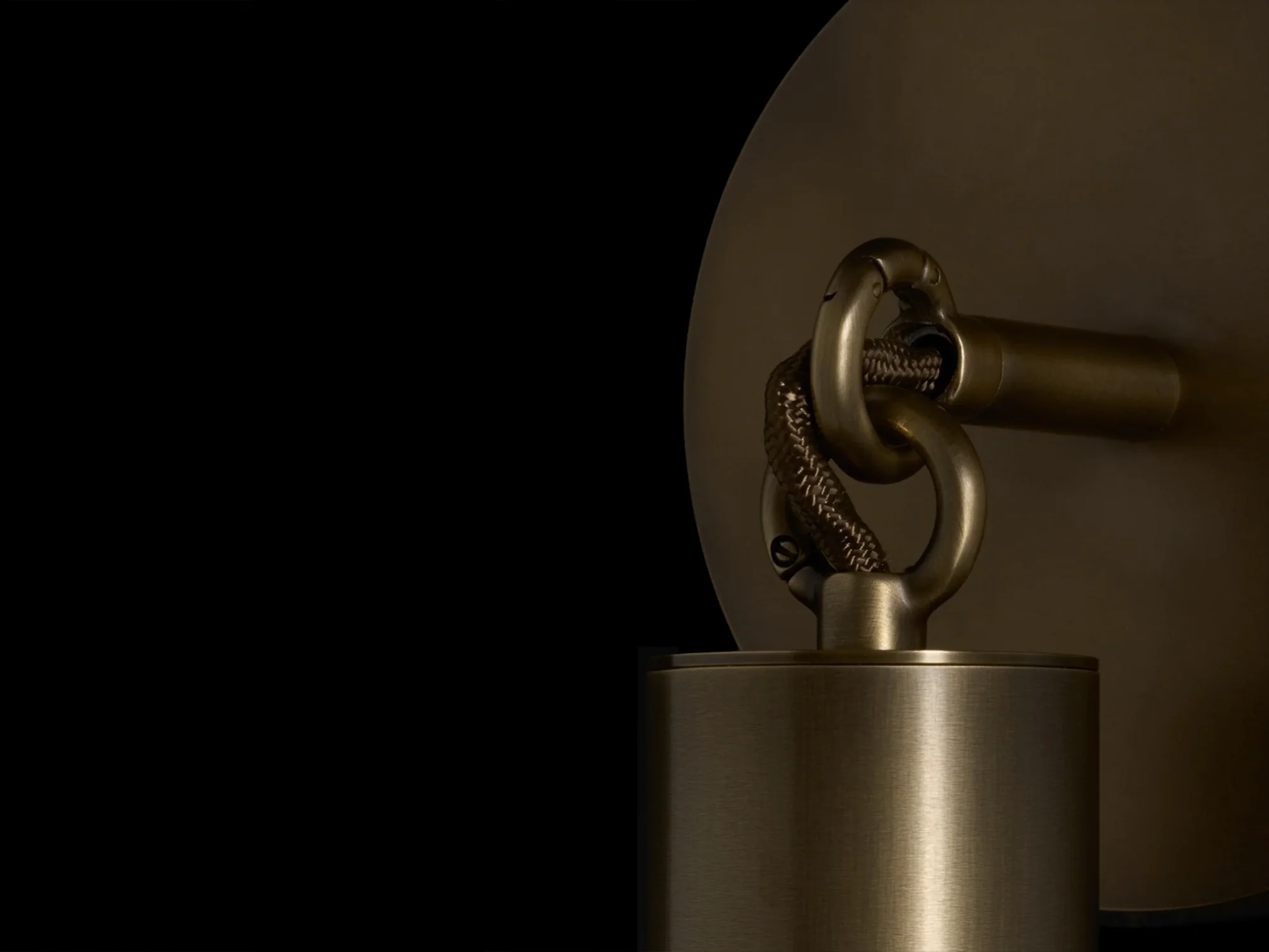 Horsehair Solid Brass Sconce 32''H