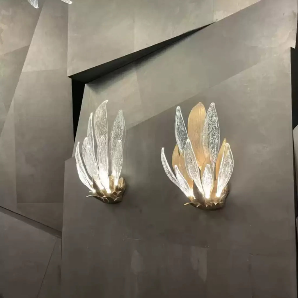 Dandelion Glass Wall Sconce