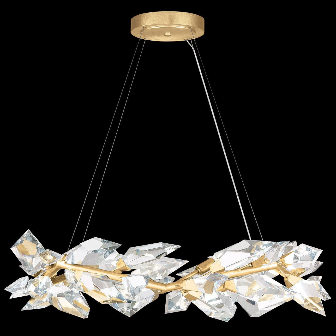 Foret 8 Light 34 inch Pendant Ceiling Light by Bling Lighting Studio