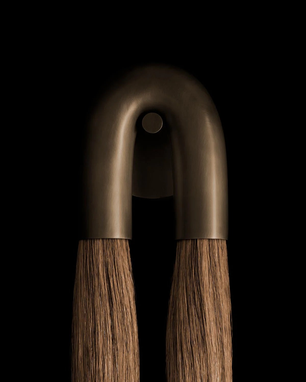 Horsehair Sconce Solid Brass 30''H