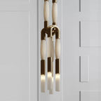 Horsehair Solid Brass Pendant  60''H