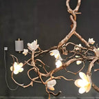 Black Branch Copper Tree Chandelier by Bling Lighting Studio