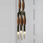 Horsehair Solid Brass Pendant  60''H