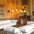 Ines brass three-light floor lamp product view 9