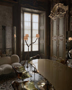 Ines brass three-light floor lamp product view 23