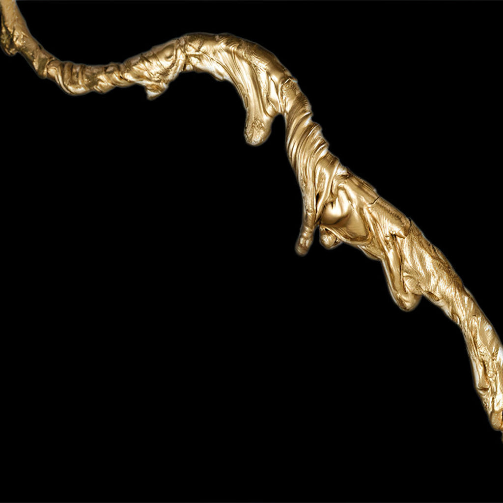 Ines brass three-light floor lamp product view 29