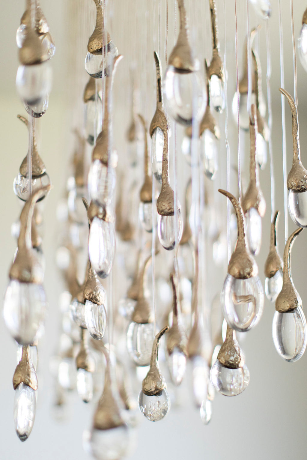 Modern Creative Seed Crystal Chandelier for Dining Room by Bling Lighting Studio