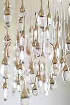 Modern Creative Seed Crystal Chandelier for Dining Room by Bling Lighting Studio