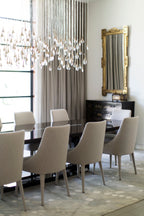 Modern Creative Seed Crystal Chandelier for Dining Room by Bling Lighting Studio