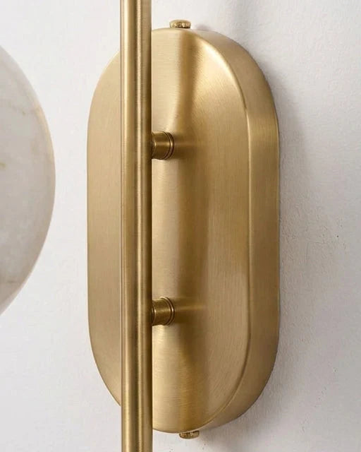 Juliet Alabaster Globe Wall Sconce, product view 12