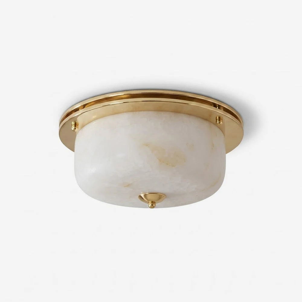 Justice Alabaster Dome Flush Mount, product view 1