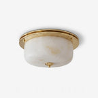 Justice Alabaster Dome Flush Mount, product view 1