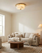 Justice Alabaster Dome Flush Mount, product view 9
