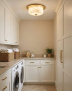 Justice Alabaster Dome Flush Mount, product view 10