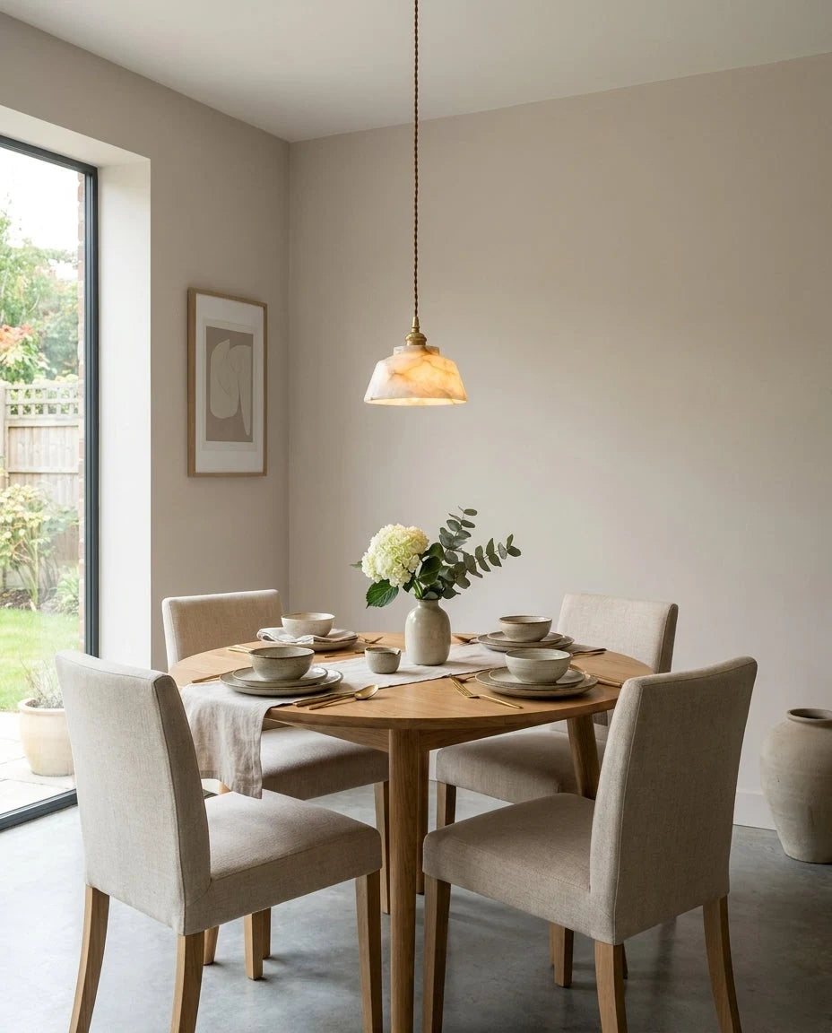 Kikyo Alabaster Pendant Light, product view 7