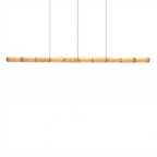 Linear Alabaster LED Chandelier by Bling Lighting Studio