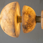 Lumina Alabaster Linear Chandelier by Bling Lighting Studio