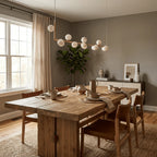 Lunara Alabaster Orb Linear Chandelier, product view 7