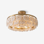 Lunavera Alabaster Disc Flush Mount, product view 1
