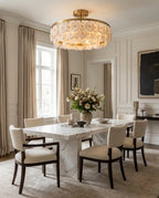 Lunavera Alabaster Disc Flush Mount, product view 2