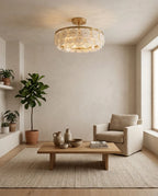 Lunavera Alabaster Disc Flush Mount, product view 4