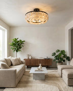 Lunavera Alabaster Disc Flush Mount, product view 9