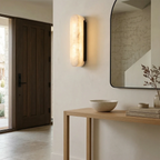 Luxury Alabaster Vertical Wall Lamp by Bling Lighting Studio