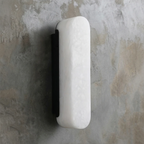 Luxury Alabaster Vertical Wall Lamp by Bling Lighting Studio