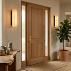 Luxury Alabaster Vertical Wall Lamp by Bling Lighting Studio