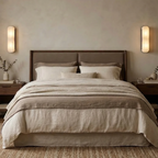 Luxury Alabaster Vertical Wall Lamp by Bling Lighting Studio