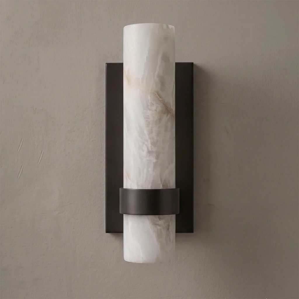 Luxury Alabaster Wall Sconce by Bling Lighting Studio