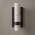 Luxury Alabaster Wall Sconce by Bling Lighting Studio