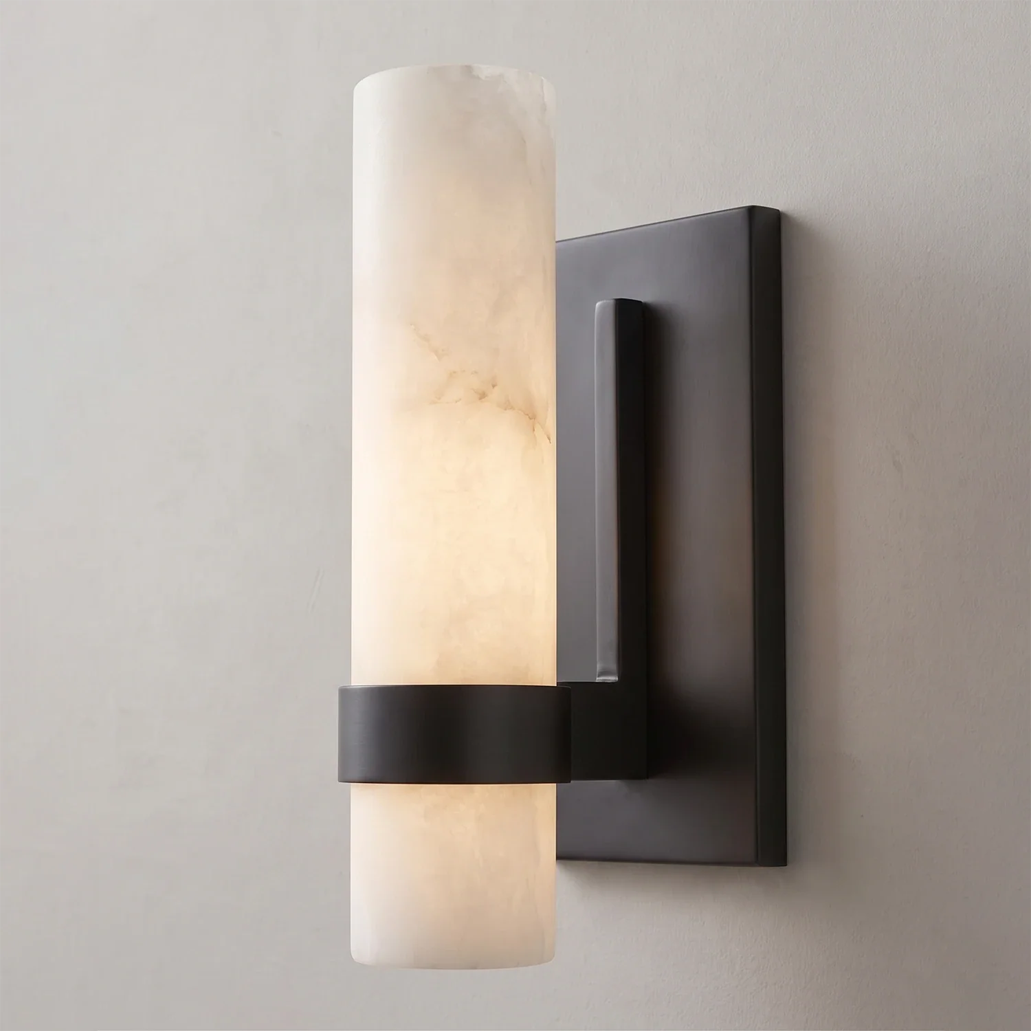 Luxury Alabaster Wall Sconce by Bling Lighting Studio