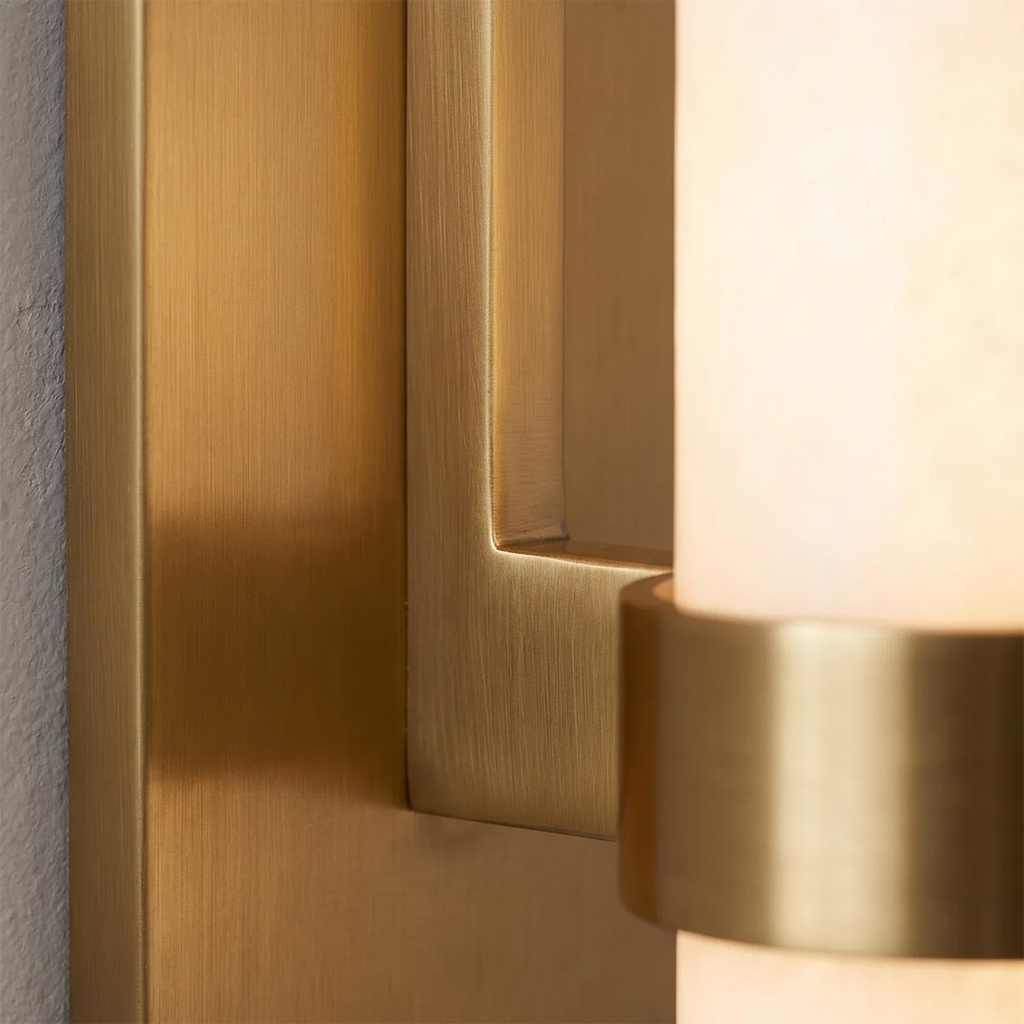 Luxury Alabaster Wall Sconce by Bling Lighting Studio
