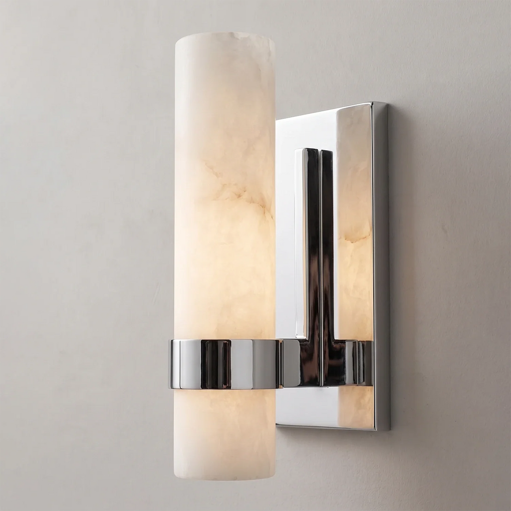 Luxury Alabaster Wall Sconce by Bling Lighting Studio