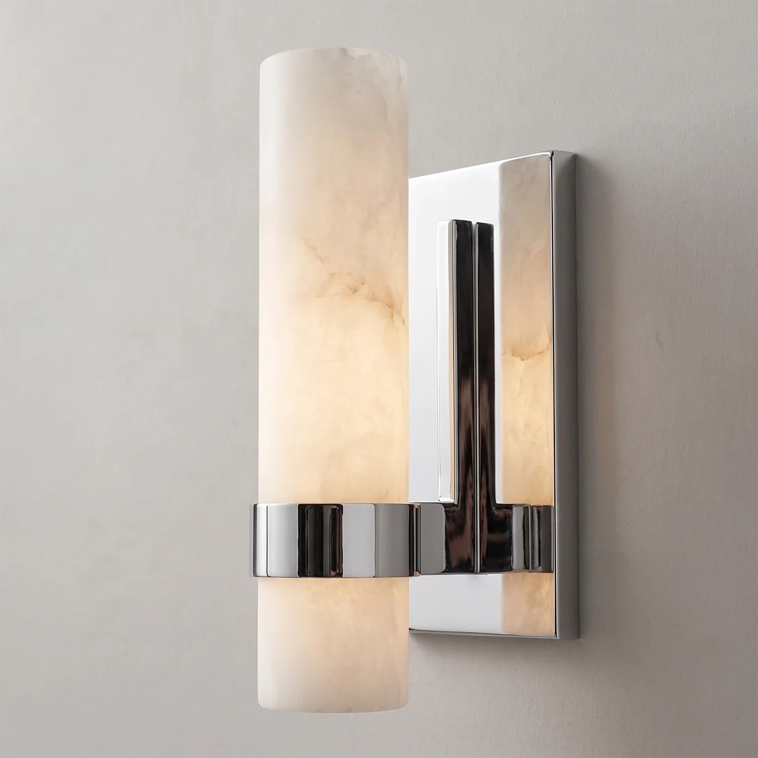 Luxury Alabaster Wall Sconce by Bling Lighting Studio