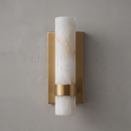 Luxury Alabaster Wall Sconce by Bling Lighting Studio