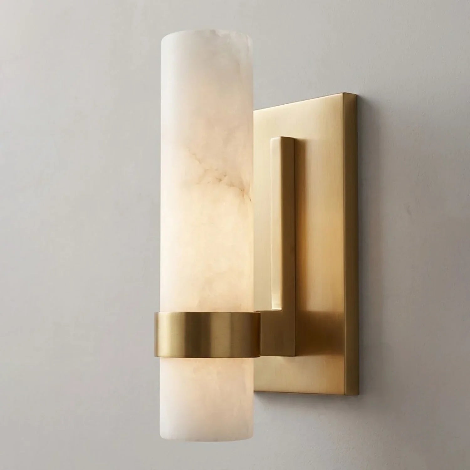 Luxury Alabaster Wall Sconce by Bling Lighting Studio