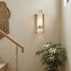 Luxury Alabaster Wall Sconce by Bling Lighting Studio