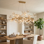 Luxury Glass Bloom Branch Chandelier by Bling Lighting Studio