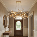 Luxury Glass Bloom Branch Chandelier by Bling Lighting Studio