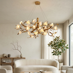 Magnolia Luxury Floral Branch Chandelier by Bling Lighting Studio