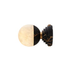 Marble and Alabaster Globe Wall Sconce, product view 1